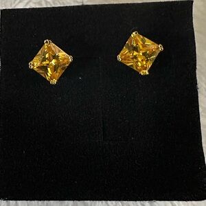 Elegant Gold Stud Earrings